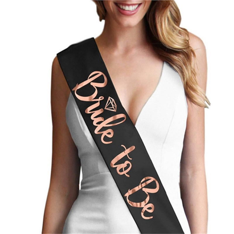 Bride Tribe Sash - Ceinture en Satin pour future mariée