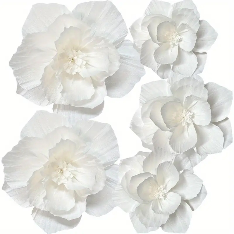 Wedding Power Supply - 5 paquets de fleurs en papier