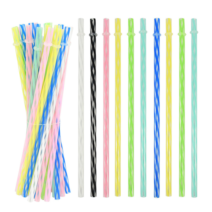 Wedding Supply In Bulk - 25 Pcs Pailles en plastique réutilisables