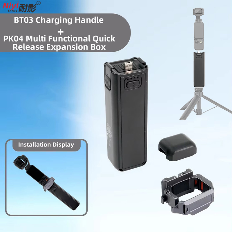 Wedding Power Supply - Poignée de charge pour caméra d'action,