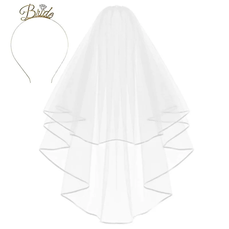 Bride Tribe Sash - Diadème de Demoiselle d'Honneur, Voile Couronne,