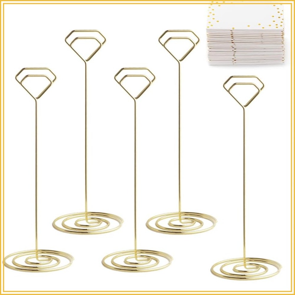 Place Card Holder - 12 supports de numéros de table