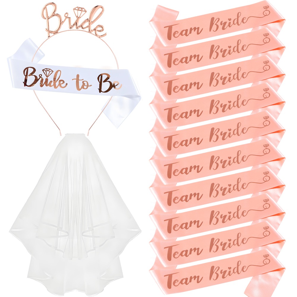 Bride Tribe Sash - Ensemble de 13 pièces pour enterrement