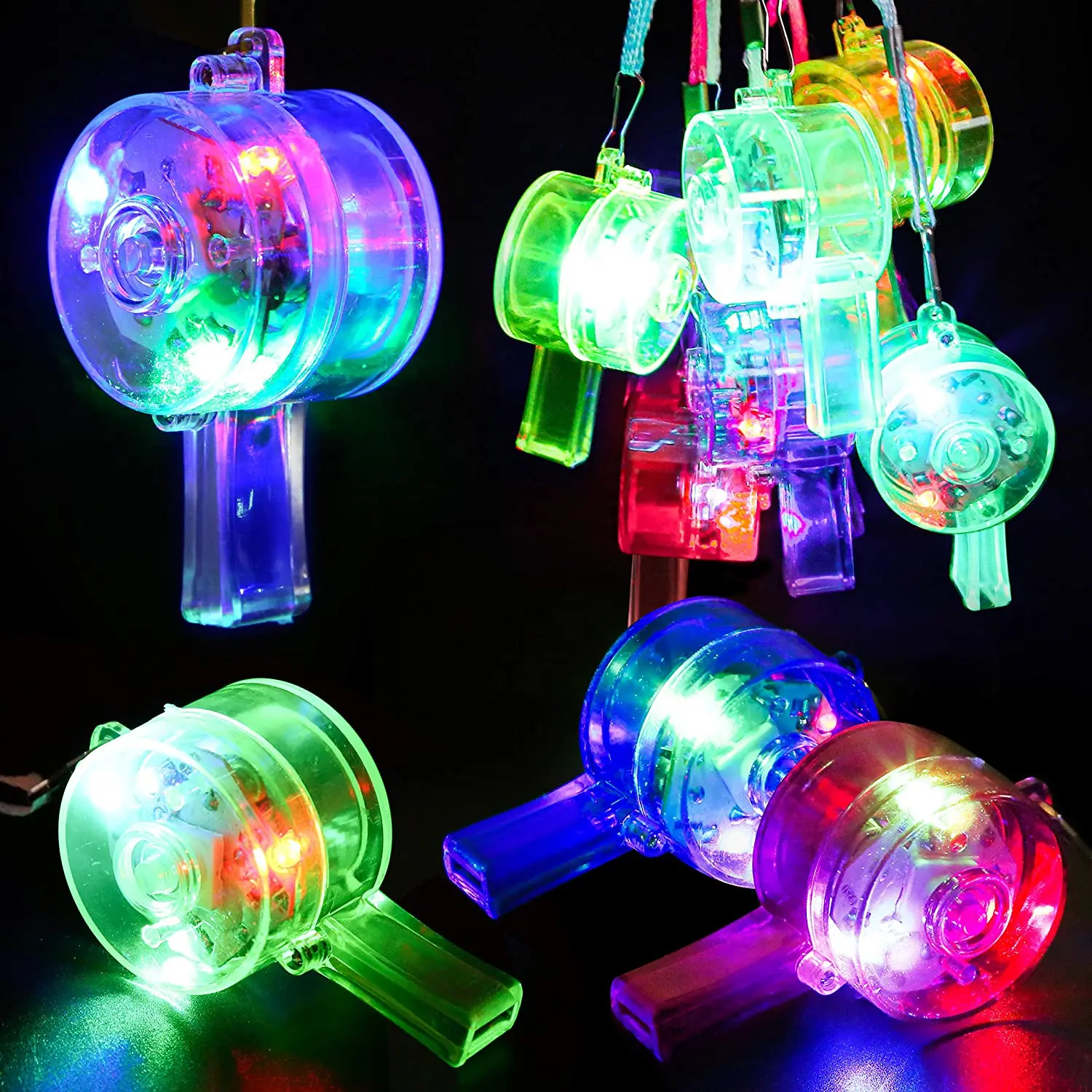 Wedding Supply In Bulk - Sifflets lumineux LED, sifflets fluorescents, articles