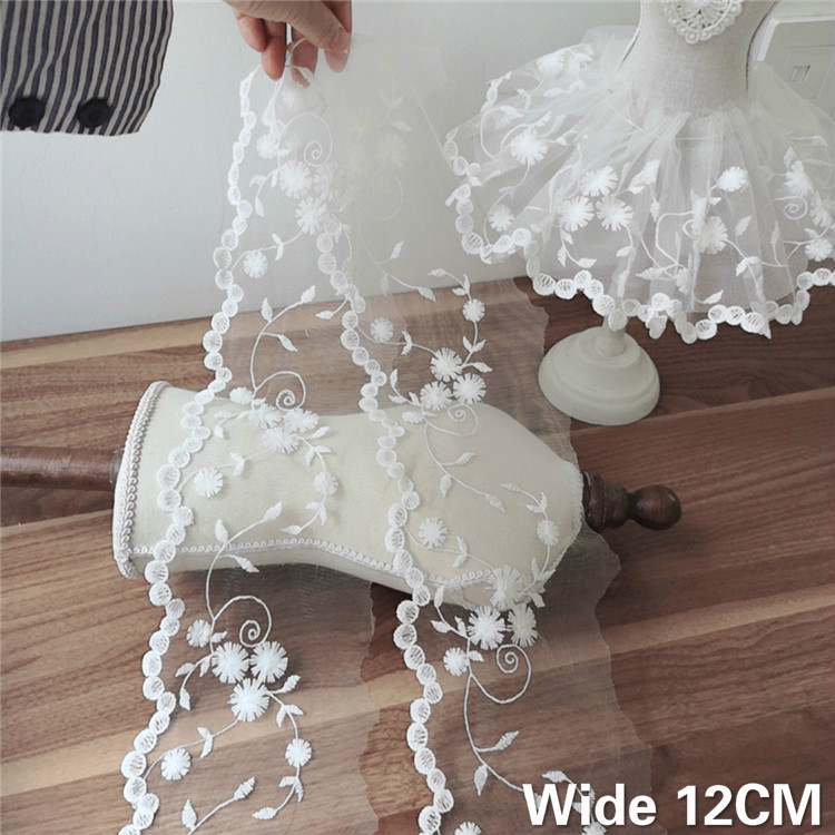 Wedding Water Supply - Tulle blanc en maille de 12CM