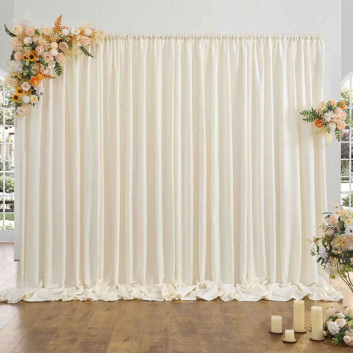 Wedding Ceremony Supply - Toile de fond en mousseline de