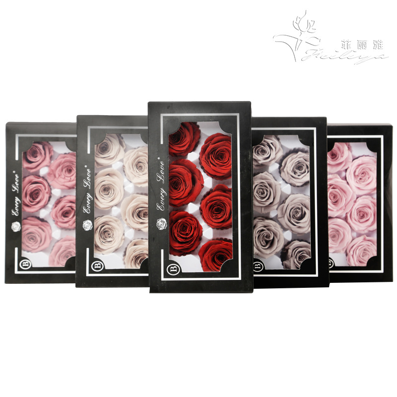 Wedding Supply In Bulk - Têtes de roses éternelles, grandes, 5-6cm,