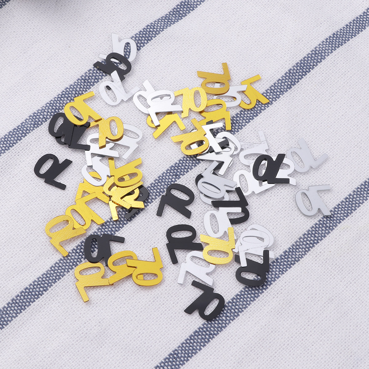 Table Number Gold - 1200 pièces de confettis numérotés pour