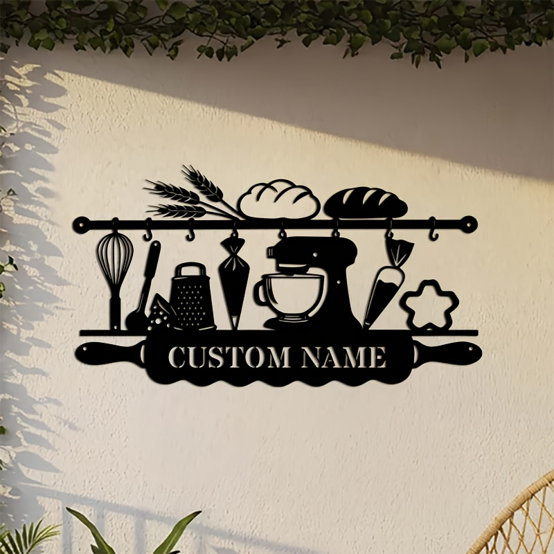 Wedding Party Supply - Décoration murale en fer personnalisée pour