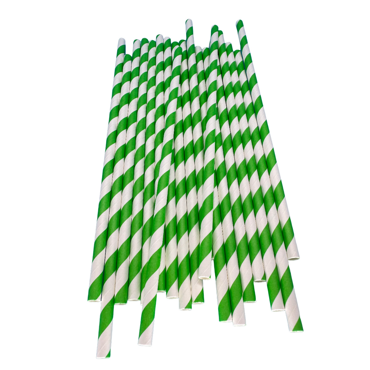 Wedding Supply In Bulk - Pailles en Papier Vert et Blanc