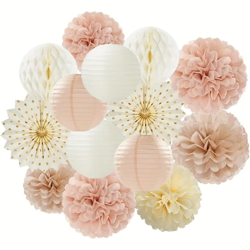 Wedding Ceremony Supply - 11 pièces de fleurs en papier
