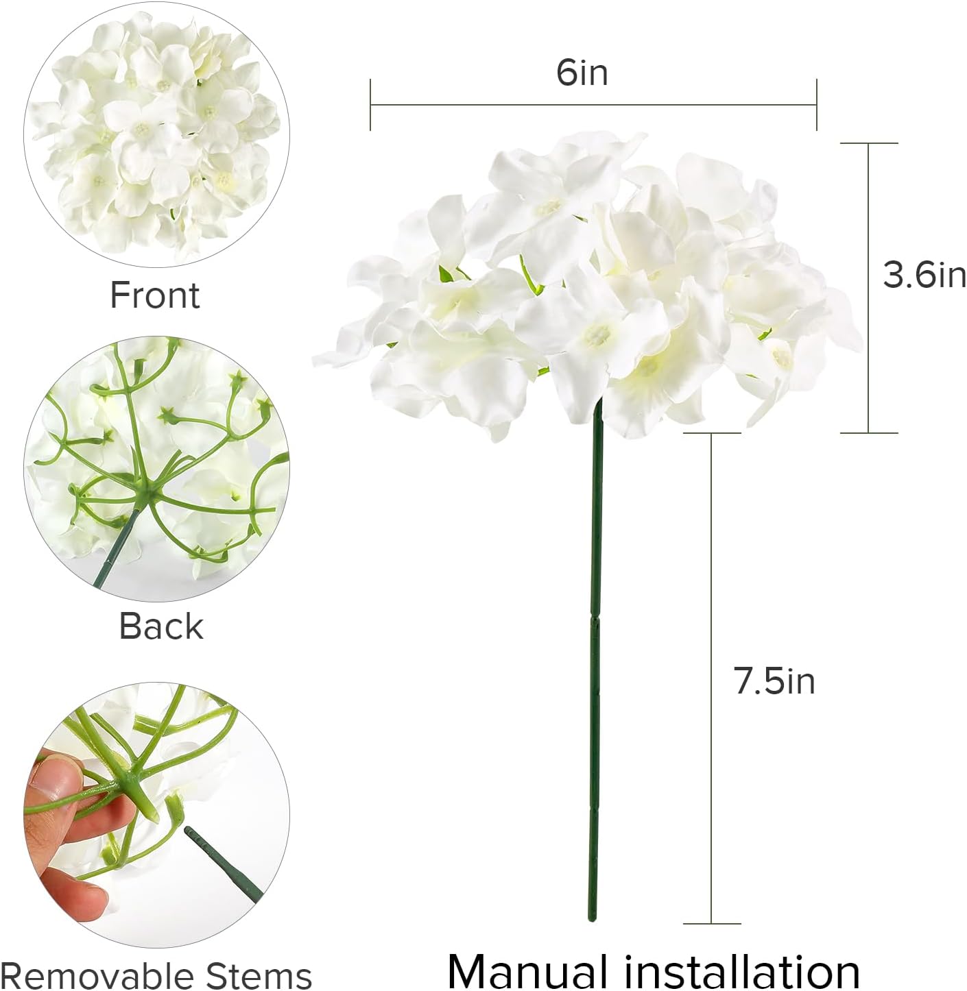 304 fleurs d'hortensia artific - Wedding Supply In Bulk avis et prix