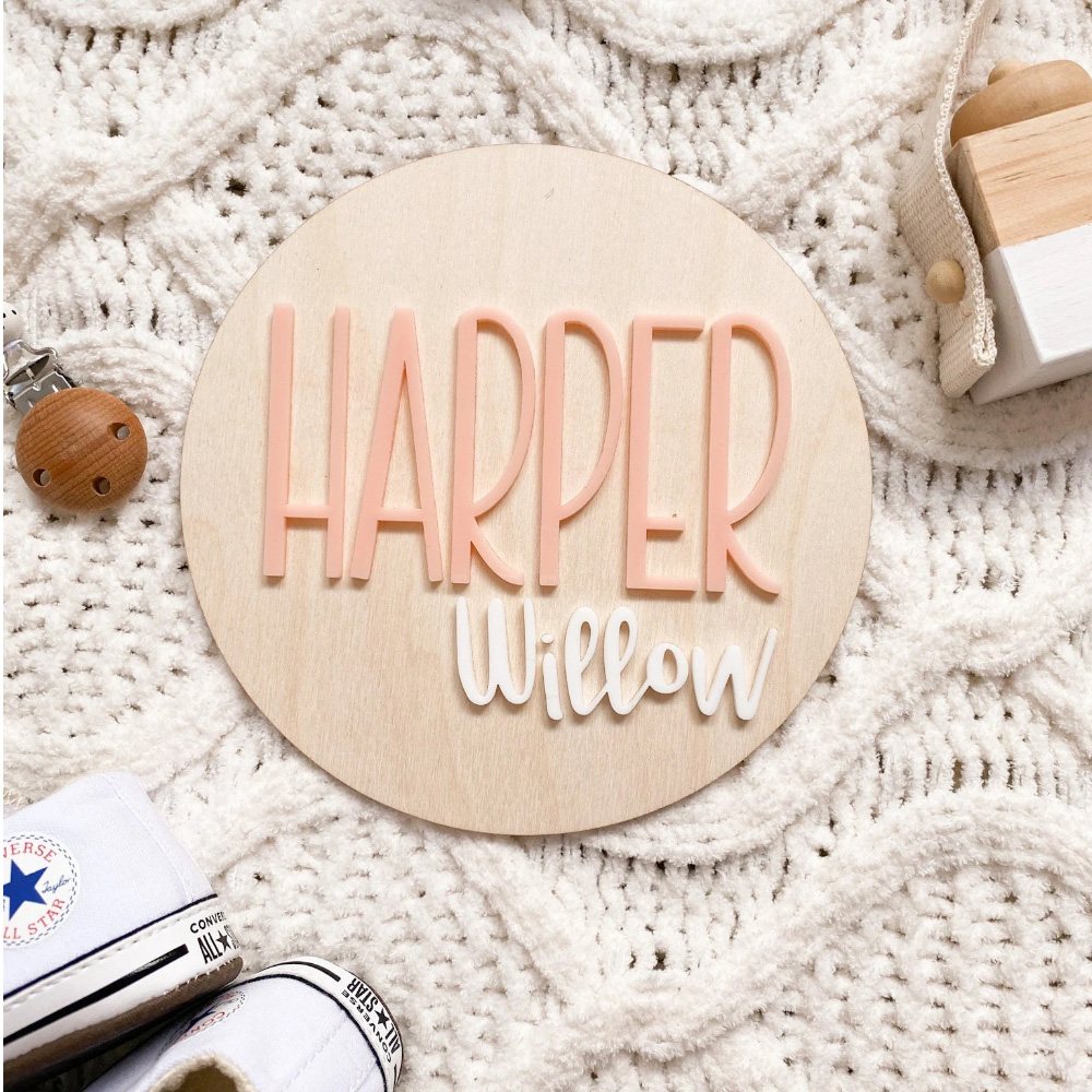 Plaque d'annonce de naissance  - Wedding Party Supply avis et prix