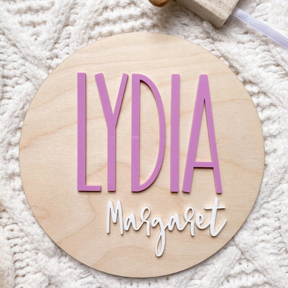 Plaque d'annonce de naissance  - Wedding Party Supply avis et prix