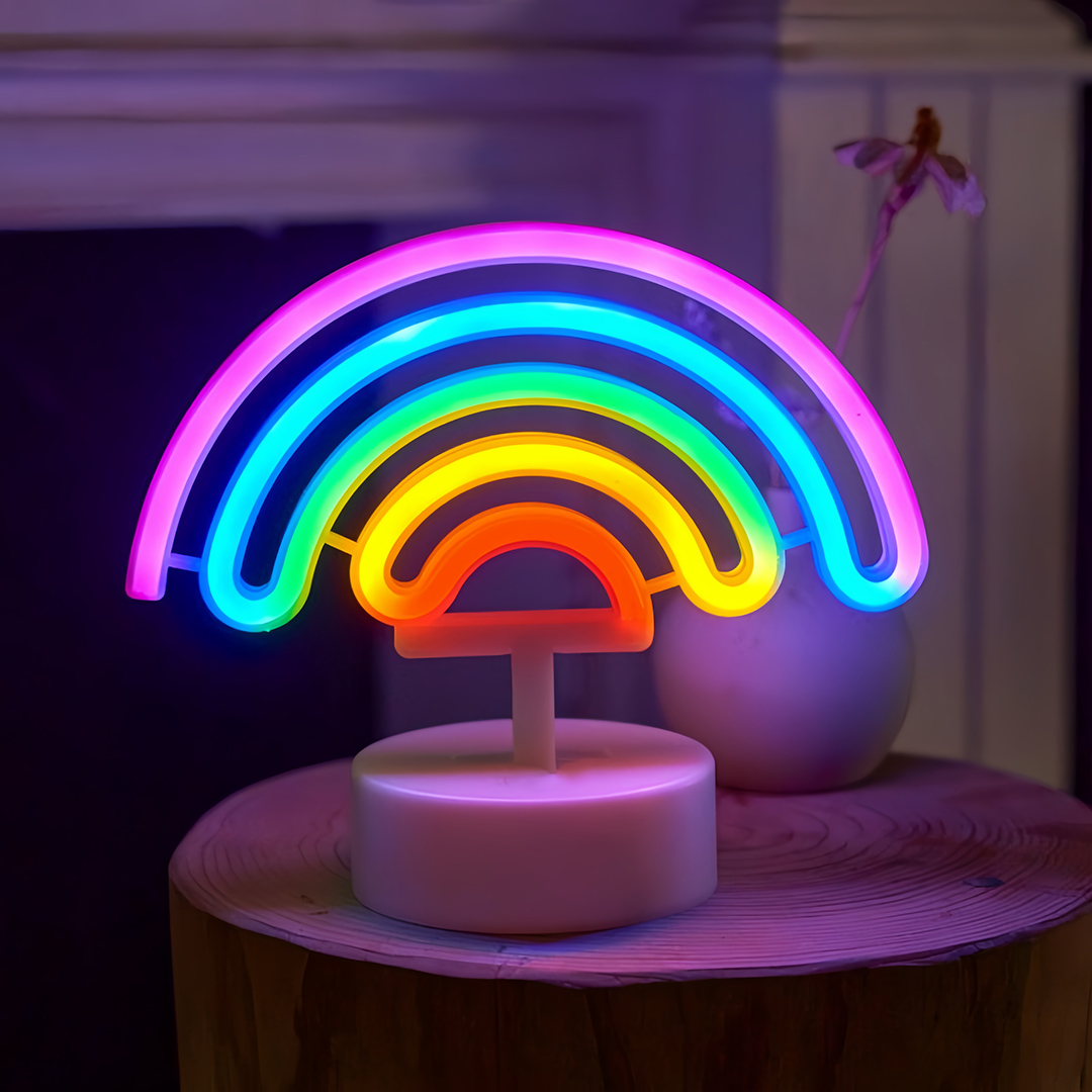 Lampes néon arc-en-ciel mignon - Wedding Power Supply avis et prix