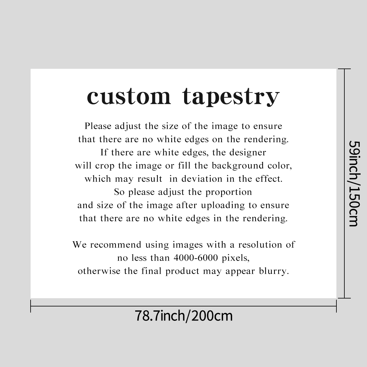 1pc tapisseries personnalisées - Wedding Party Supply avis et prix