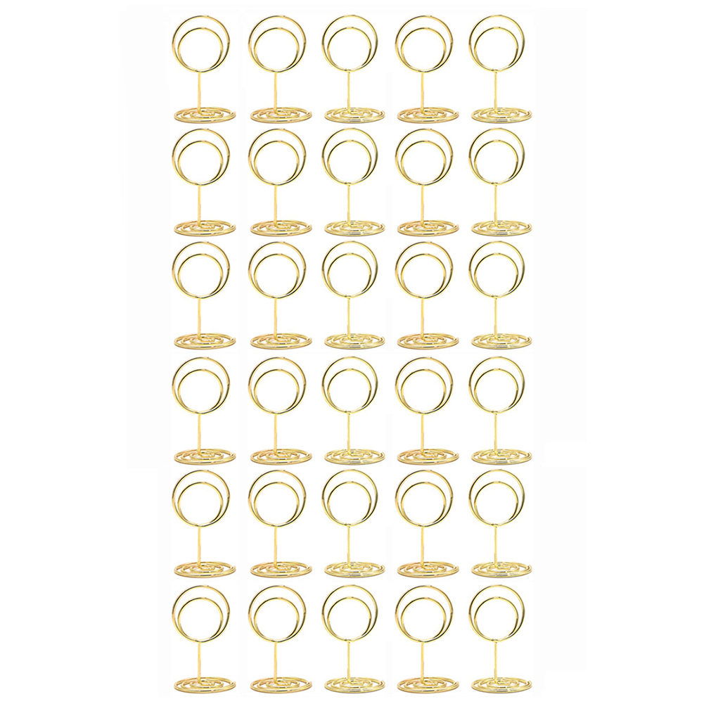 Lot de 30 porte-cartes de tabl - Table Number Gold avis et prix