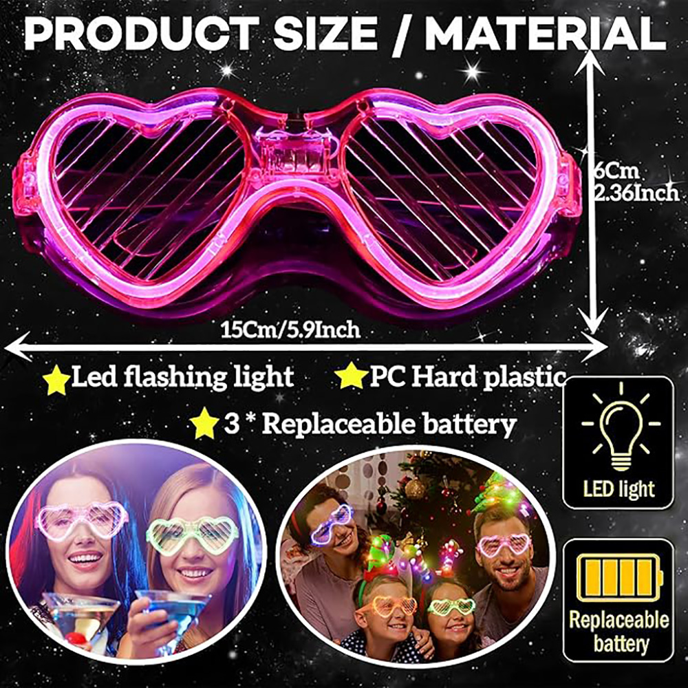 Lunettes lumineuses en vrac 5/ - Wedding Supply In Bulk avis et prix