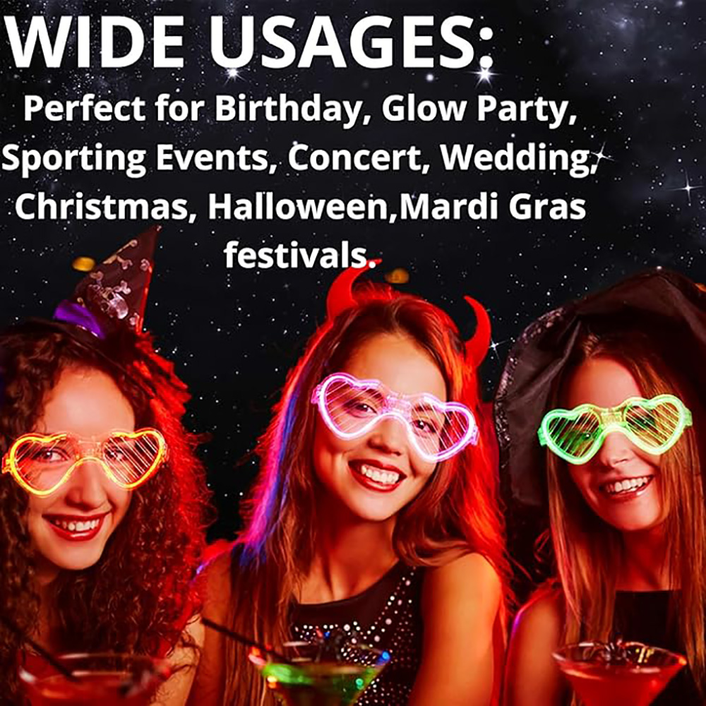 Lunettes lumineuses en vrac 5/ - Wedding Supply In Bulk avis et prix