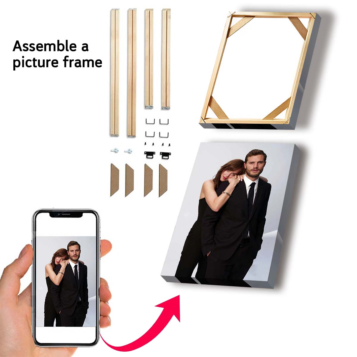 Peinture sur toile personnalis - Wedding Party Supply avis et prix