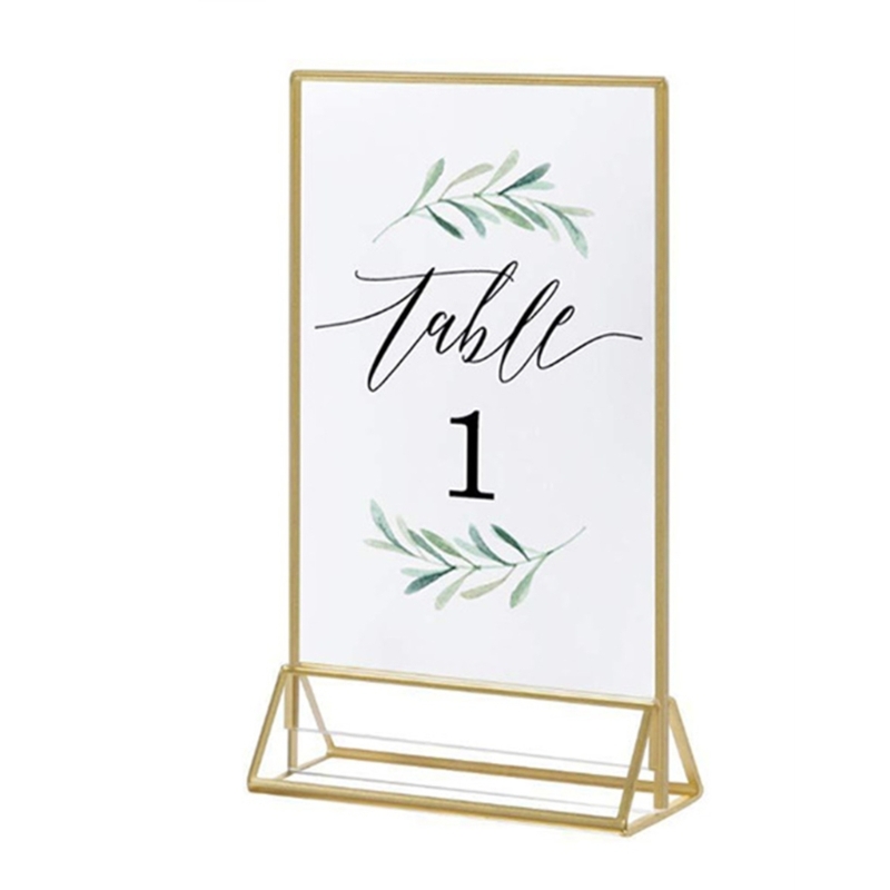 Support numéro table mariage e - Table Number Gold avis et prix