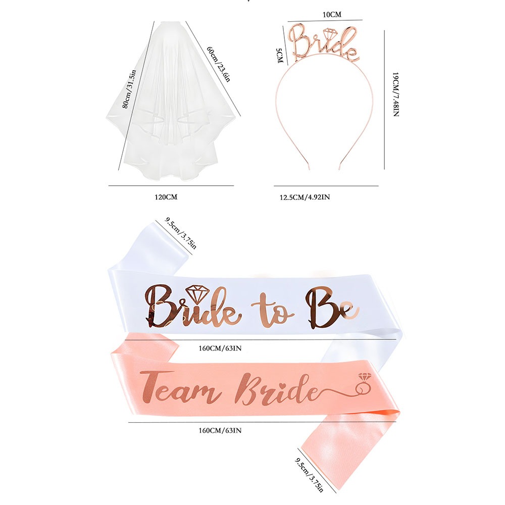Ensemble de 13 pièces pour ent - Bride Tribe Sash avis et prix