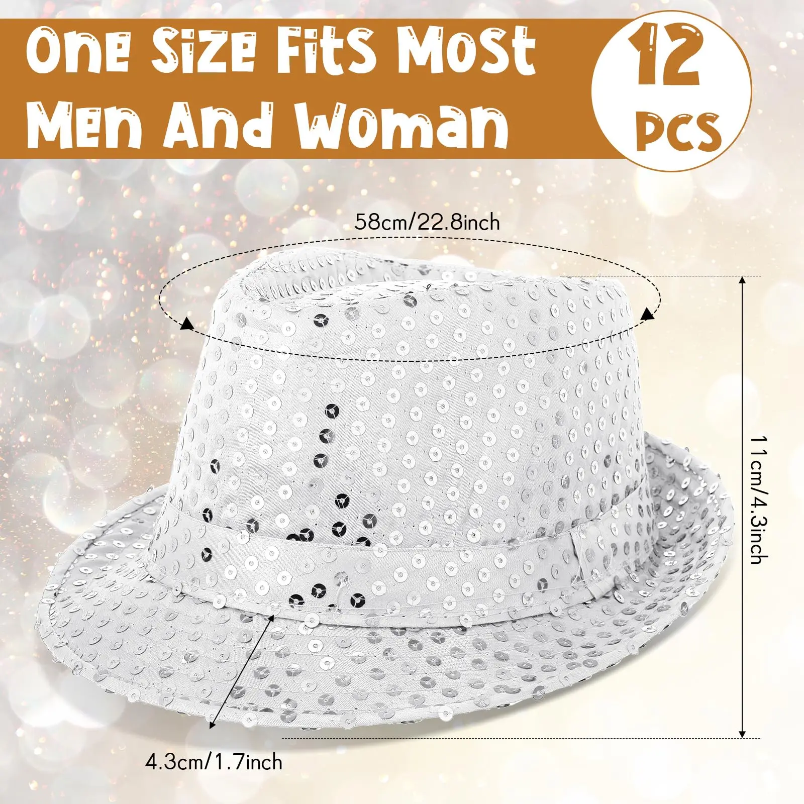 Chapeaux à paillettes rétro di - Wedding Supply In Bulk avis et prix