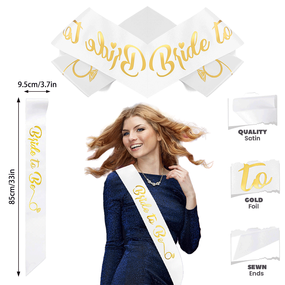 Écharpe de fête pour enterreme - Bride Tribe Sash avis et prix