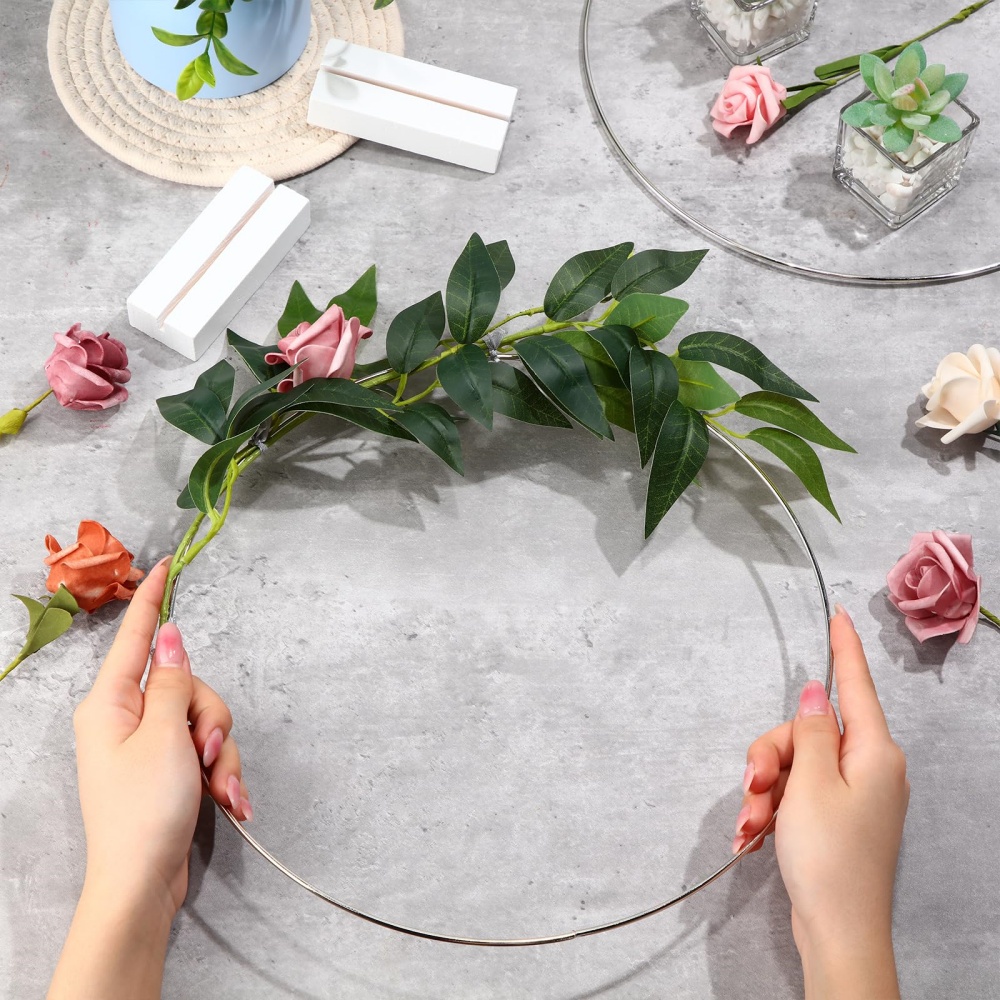 10 Pièces Cercles Floraux Méta - Place Card Holder avis et prix