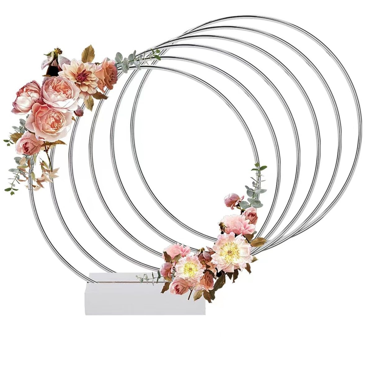10 Pièces Cercles Floraux Méta - Place Card Holder avis et prix