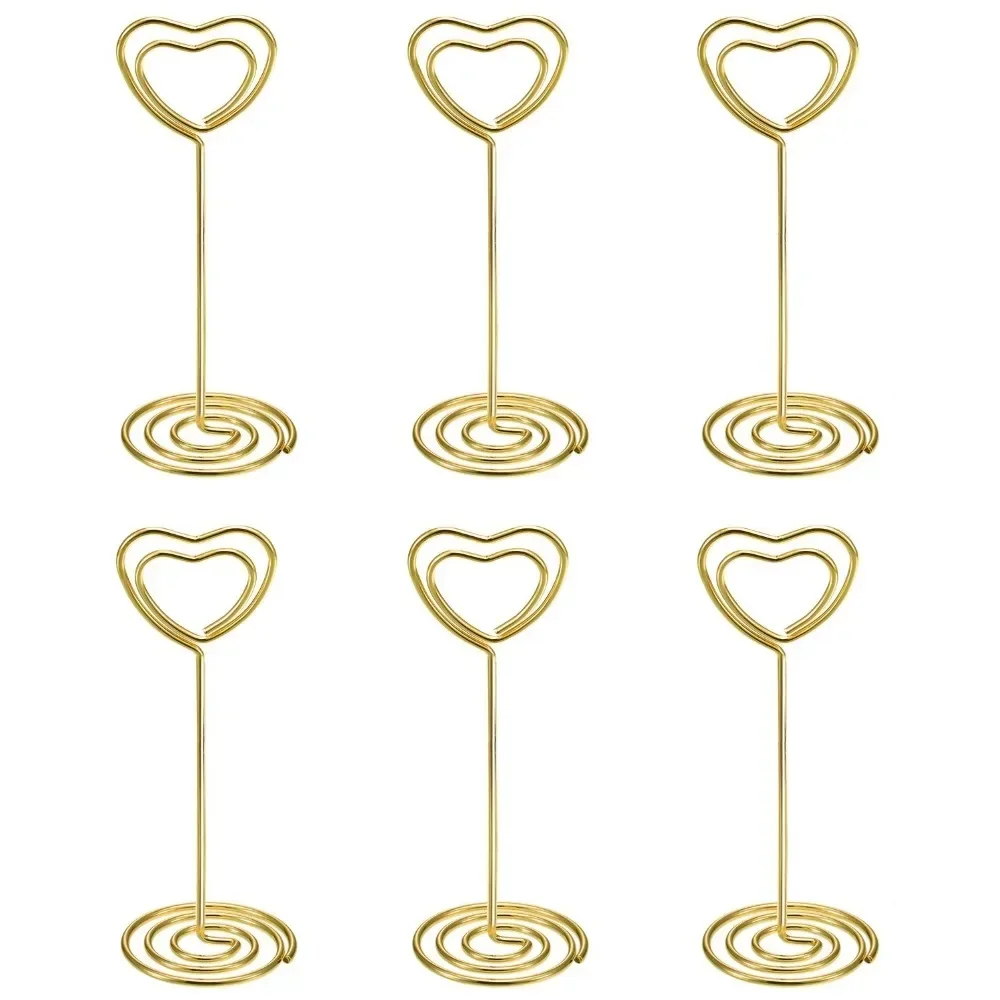 10 pièces en forme de coeur nu - Table Number Gold avis et prix