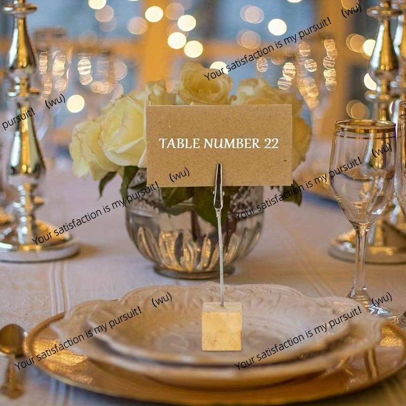 10 supports de cartes de table - Place Card Holder avis et prix